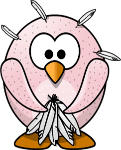 gerupfter Vogel